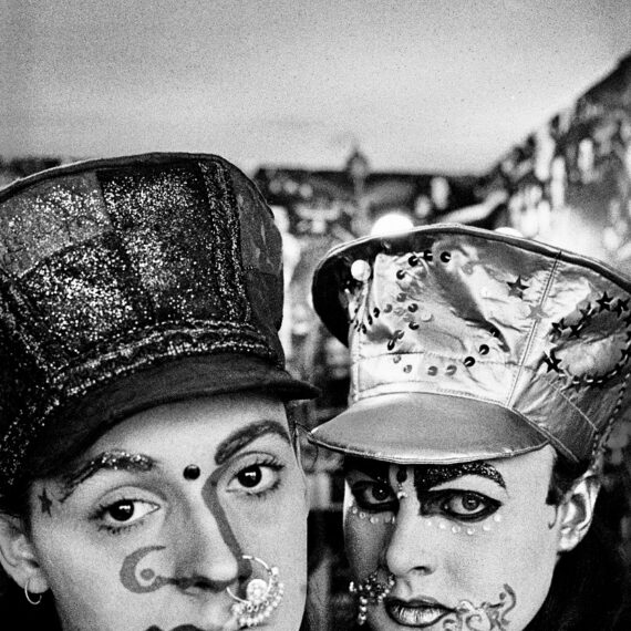 Trojan & Leigh Bowery  Farrell House  London  1983